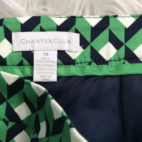 NWOT Charter Club Geo Print Pencil Skirt - Picture 4 of 8
